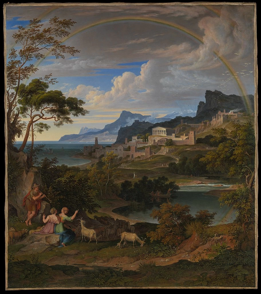 Paesaggio eroico con arcobaleno - Metropolitan Museum of Art, New York